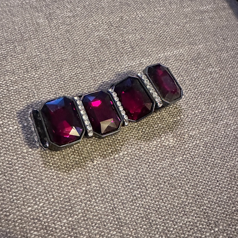Elegant Ruby Red Gemstone Bracelet